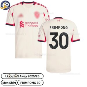 Lvr^_^pooI FRIMPONG 30 Away 25 26 Men Football Shirt- overview